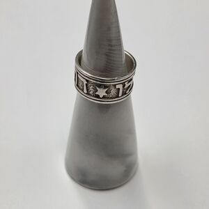 James Avery Silver Starry Band Ring